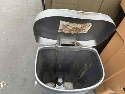 Photo of free Large gray step-open trash can (1075 Valencia Avenue) #3