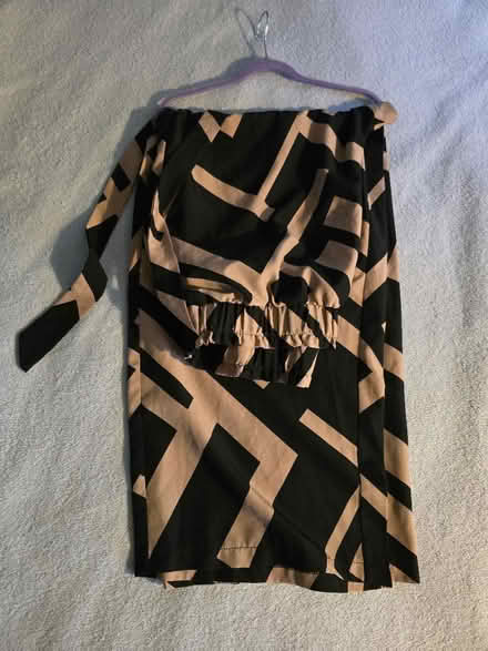 Photo of free Black Beige Paper Bag Pants 2XL (West 7th) #1