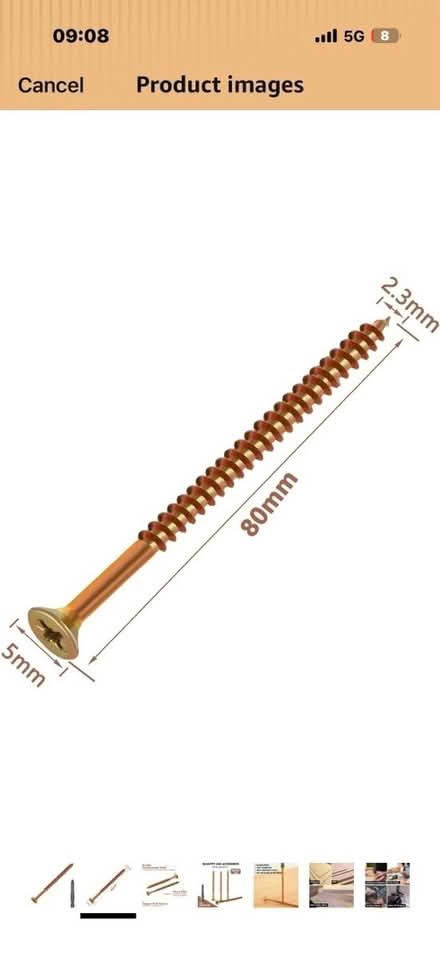 Photo of 75mm to 100mm wood screws (Edinburgh EH4) #1