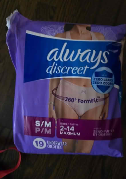 Photo of free Always 360 Underwear (Millburn NJ) #1