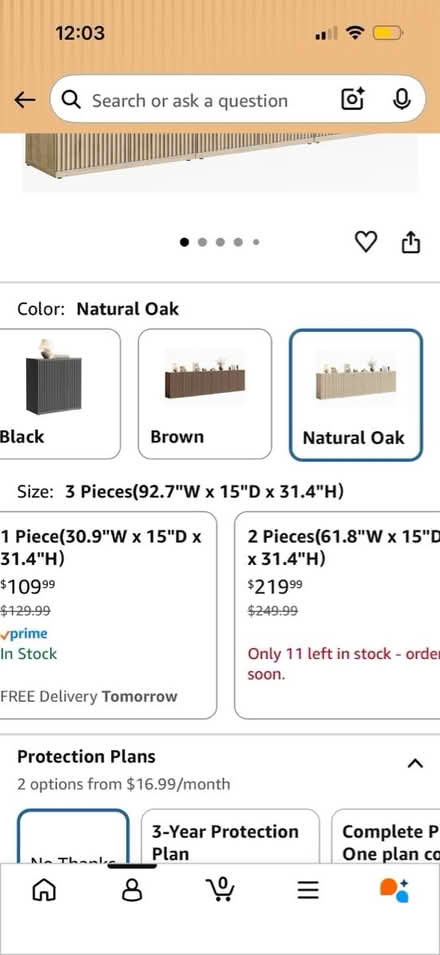 Photo of free Buffet cabinet; new in boxes (Evanston (Green Bay & Emerson)) #4