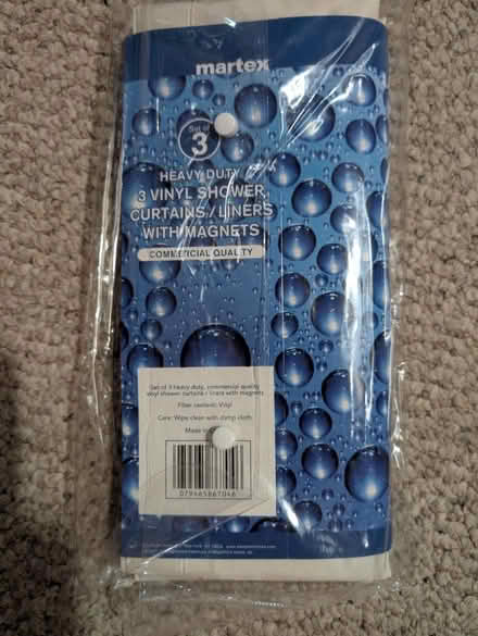 Photo of free Vinyl Shower curtain liner (Bowie) #2