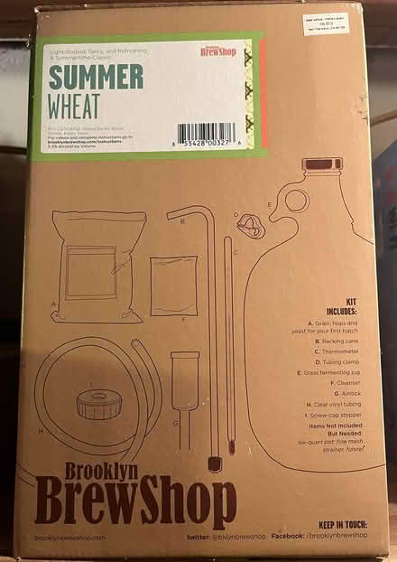 Photo of free Beer Making Kit (Sandy Hook) #2