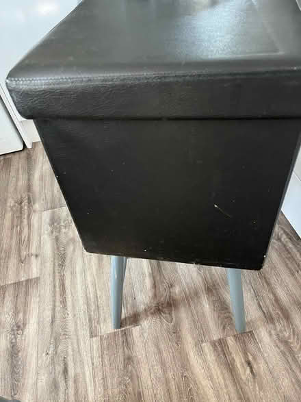 Photo of free Black storage box/seat (Knotty Ash L14) #2
