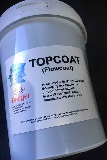 Photo of free Topcoat, Flowcoat. Fibreglass paint (Exhall CV7) #3