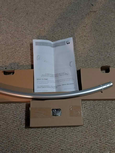 Photo of free Dual mount curved shower rod (Bowie) #1