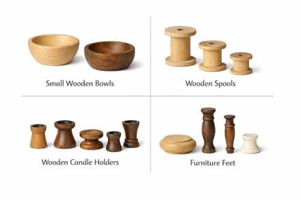 Photo of Wooden Décor Pieces (No Cutting) (SE DC) #2