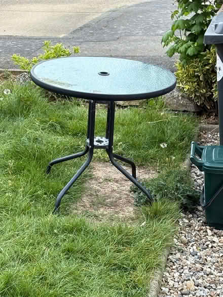 Photo of free Glass patio table (CM1 Broomfield) #1