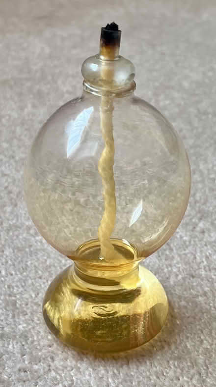 Photo of free Glass oil lamp and lamp oil (Maida Vale W9) #1