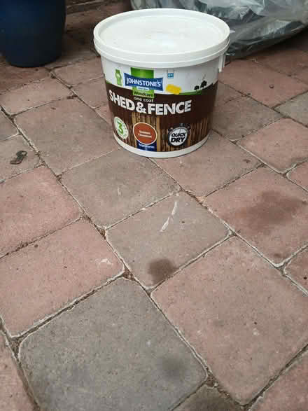 Photo of free fence paint (Sherrard's Green WR13) #1