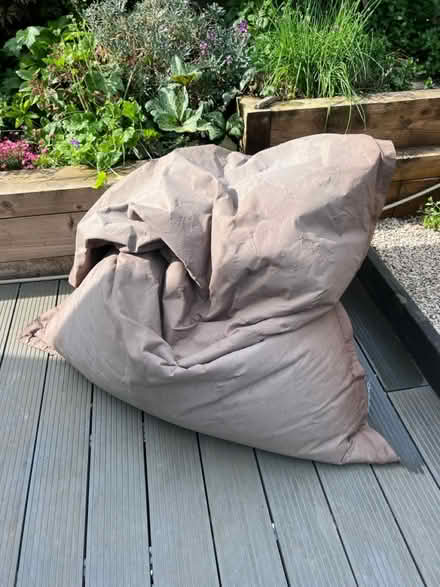 Photo of free Two brown beanbags (Welwyn Garden City) #1