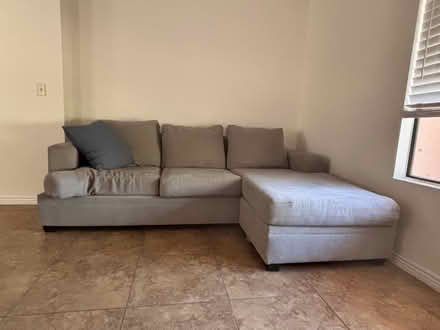 Photo of free Gray couch (Chandler Blvd and Kyrene) #3