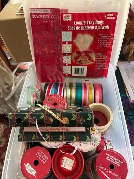 Photo of free Christmas ribbon and miscellany (Croton-on-Hudson) #1