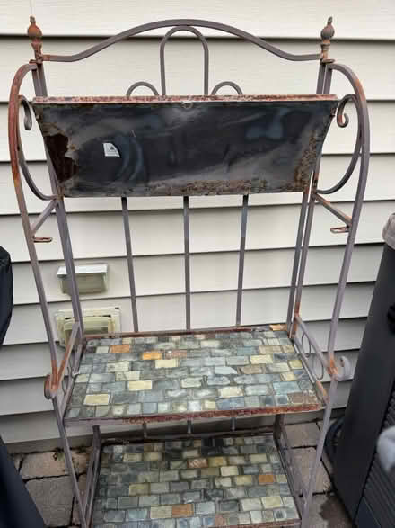 Photo of free Metal and stone shelves (Harrisburg Lower Paxton Twn) #2