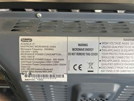 Photo of free microwave / convection (TN10 Tonbridge/Hildenborough) #2