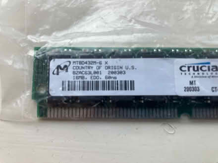 Photo of free PC Ram 16MB Crucial (Greenhill S8) #2