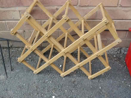 Photo of free Folding wooden wine rack (Kempsey WR5) #1