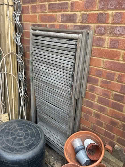 Photo of free Two wooden deckchairs (RG10 - near Twyford rail) #1