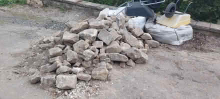 Photo of free Sandstone / gritstone walling stone (Bolehill, Wirksworth DE4) #1