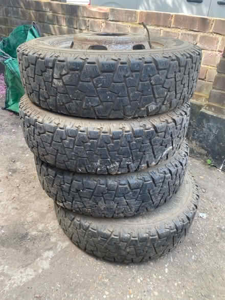 Photo of free Old Ford Transit van wheels (SW2 - Brixton) #1