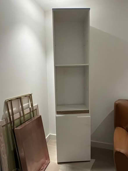 Photo of free Tall white cabinet/Bookshelf (Colindale NW9) #1