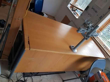 Photo of free Desk and double screen bracket (Stroud Merrywalks GL5) #2