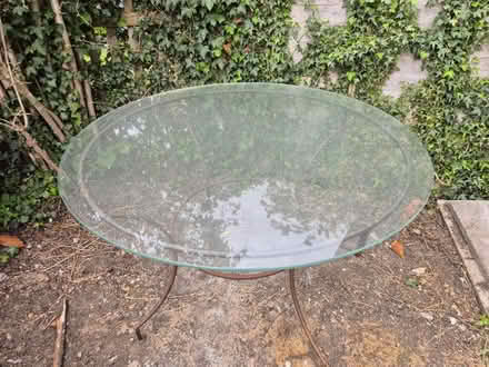 Photo of free Glass garden table (E4) #3