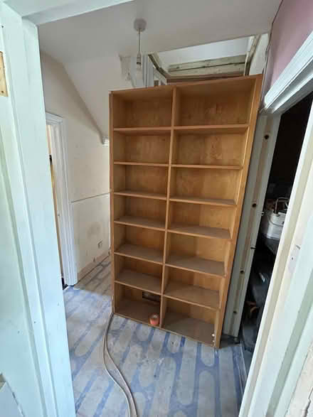 Photo of free Tall wood shelves (Lewisham SE4) #2