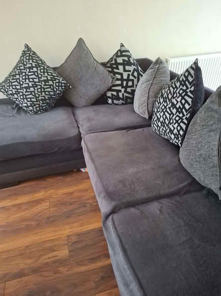 Photo of free Corner sofa and large chair (Carnock KY12) #1