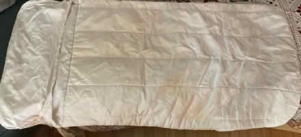 Photo of free Ikea sm mattress cover+fitted sheet (Bethesda 20814 near BCC HS) #1
