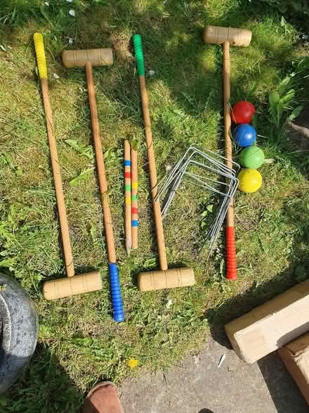 Photo of free lawn croquet set (Houghton Green WA2) #1