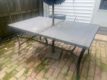 Photo of free Sturdy patio table (Germantown) #1