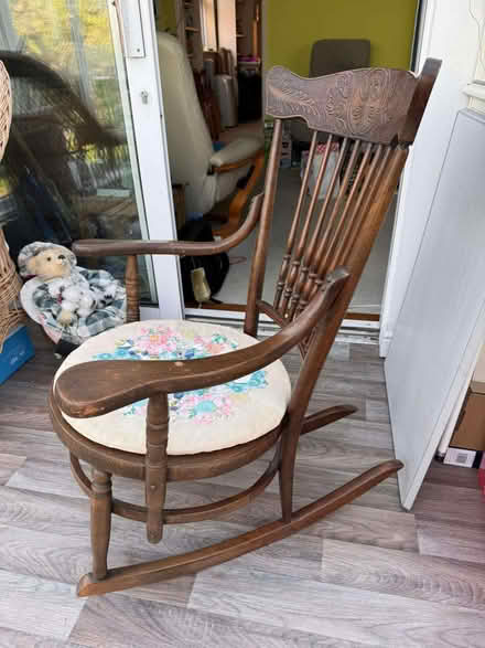 Photo of free Vintage Wooden Rocking Chair (Frogmore GU17) #2