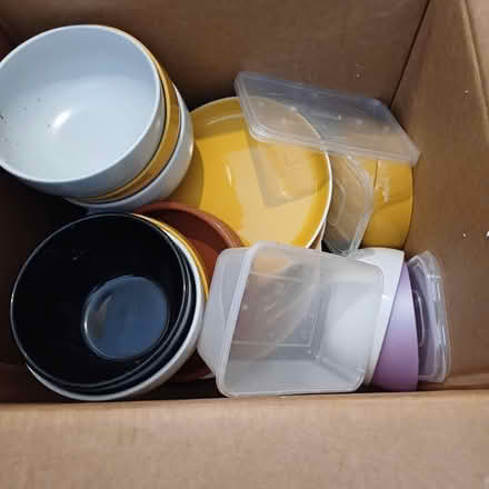 Photo of free Box of plates and bowls (GL3) #1