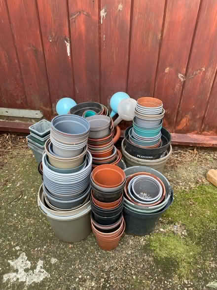 Photo of free Plastic flowerpots (Beeston, NG9) #1
