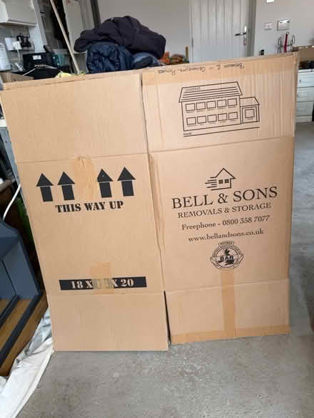 Photo of free 6 boxes for house movers (Glusburn) #1