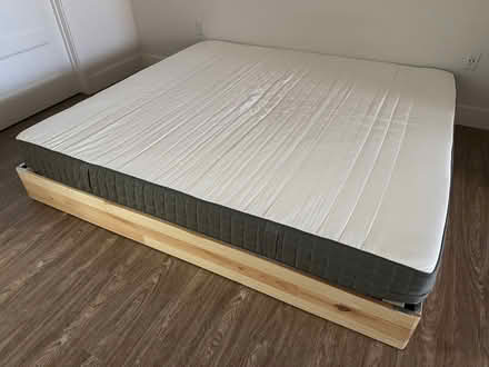 Photo of free King Size Mattress and Platform (South Berkeley) #1
