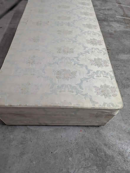 Photo of free Single bed divan base with drawers and wheels (Yealand Redmayne LA5) #1