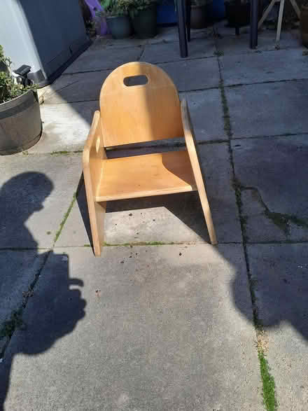 Photo of free Child's wooden chair (Bucknall, ST2) #1