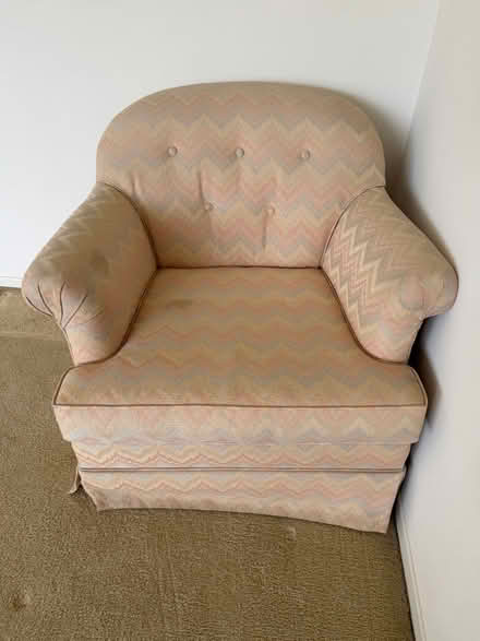 Photo of free Couch/Love Seat/Ottomans (Orange 55/Fairhaven) #2