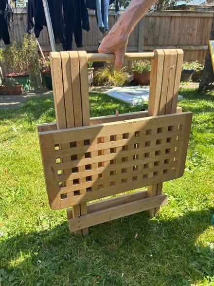 Photo of free Folding garden table (Palmers Green/ Edmonton N18) #3