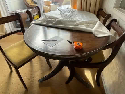 Photo of free Dining table and chairs (West Stratton SO21) #2
