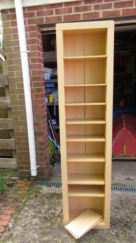 Photo of free Furniture - Bookcase, Conservatory table, CD storage. (Carlton Colville NR33) #1
