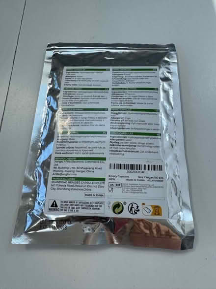 Photo of free Vegan capsules size 1 (Odd Down BA2) #2