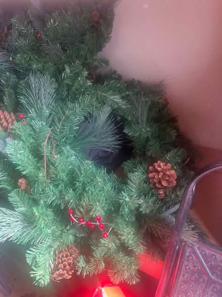 Photo of free Large Xmas wreath from Michaels (Homestead and Hollenbeck) #1