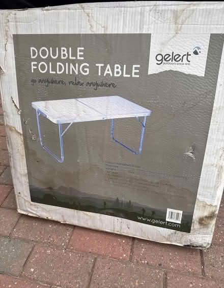 Photo of free Double folding table (Thorpe St Andrew NR7) #1