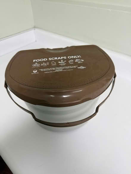 Photo of free Small food scraps bin (1075 Valencia Avenue) #1