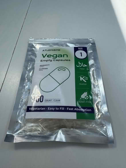 Photo of free Vegan capsules size 1 (Odd Down BA2) #1