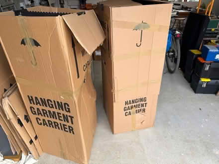 Photo of free Two hanging garment carriers (Glusburn) #4