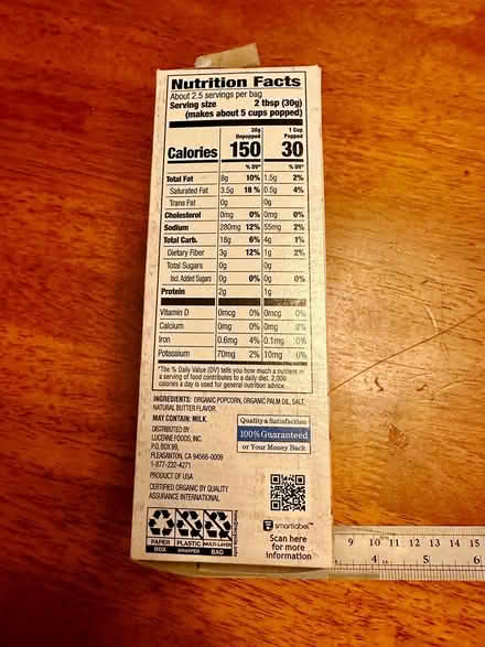 Photo of free 4 x Butter-flavor microwave popcorn (Northern San Leandro) #3